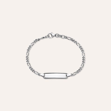 Bracciale Con Targhetta Silver Baby Argento Rodiato - Bracciali con Incisione Bambino | Stroili