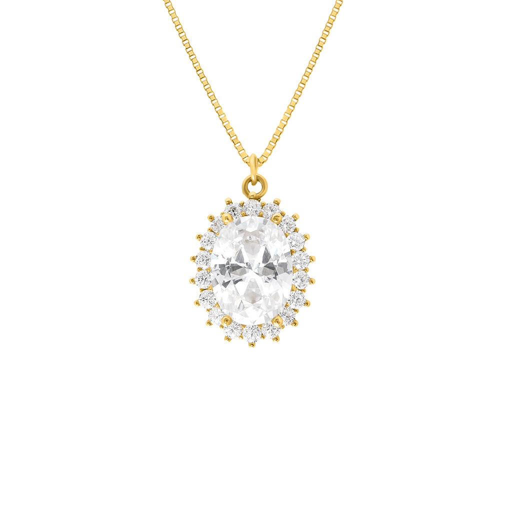 Collana Claire Oro Giallo Cubic Zirconia