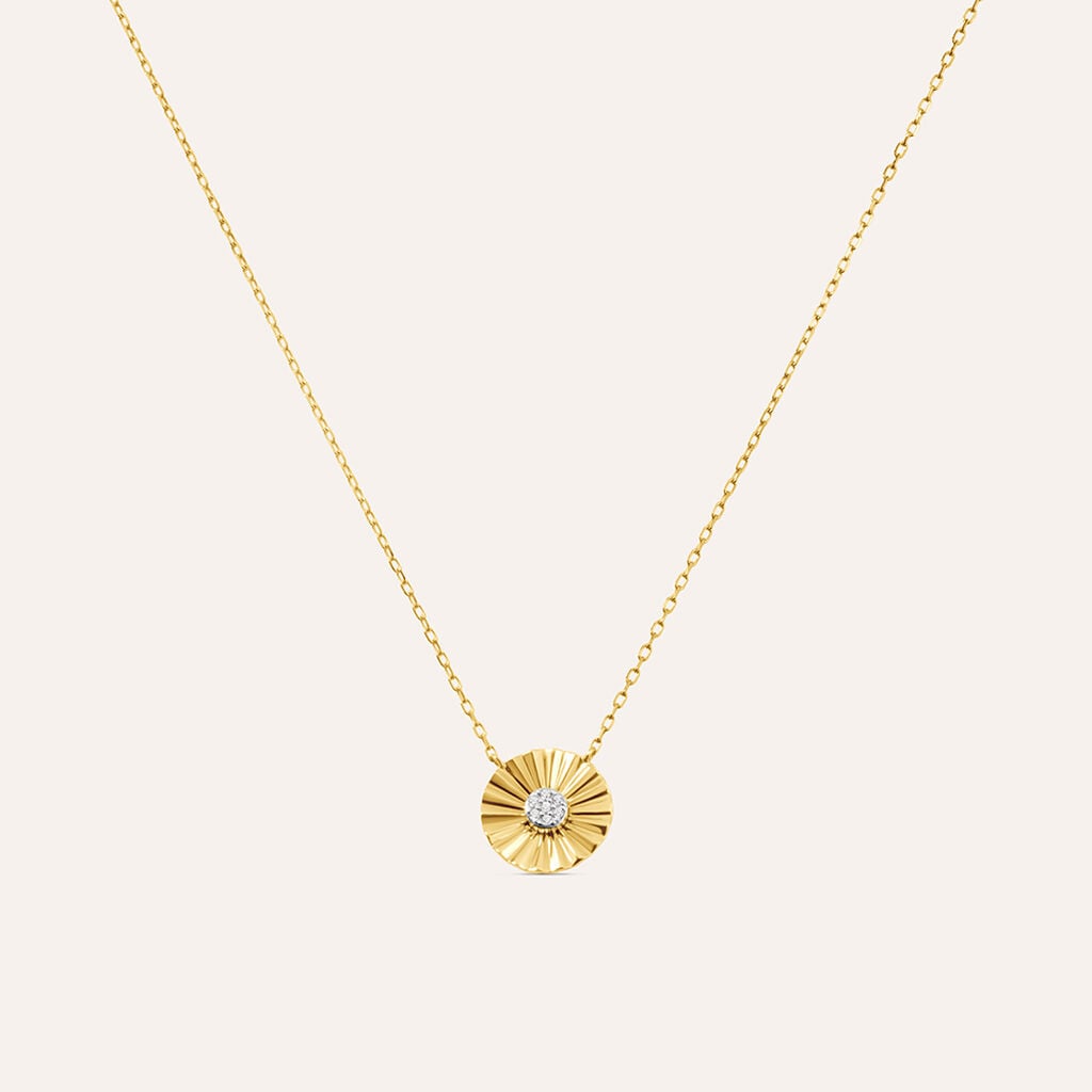 Collana Claire Oro Giallo Cubic Zirconia