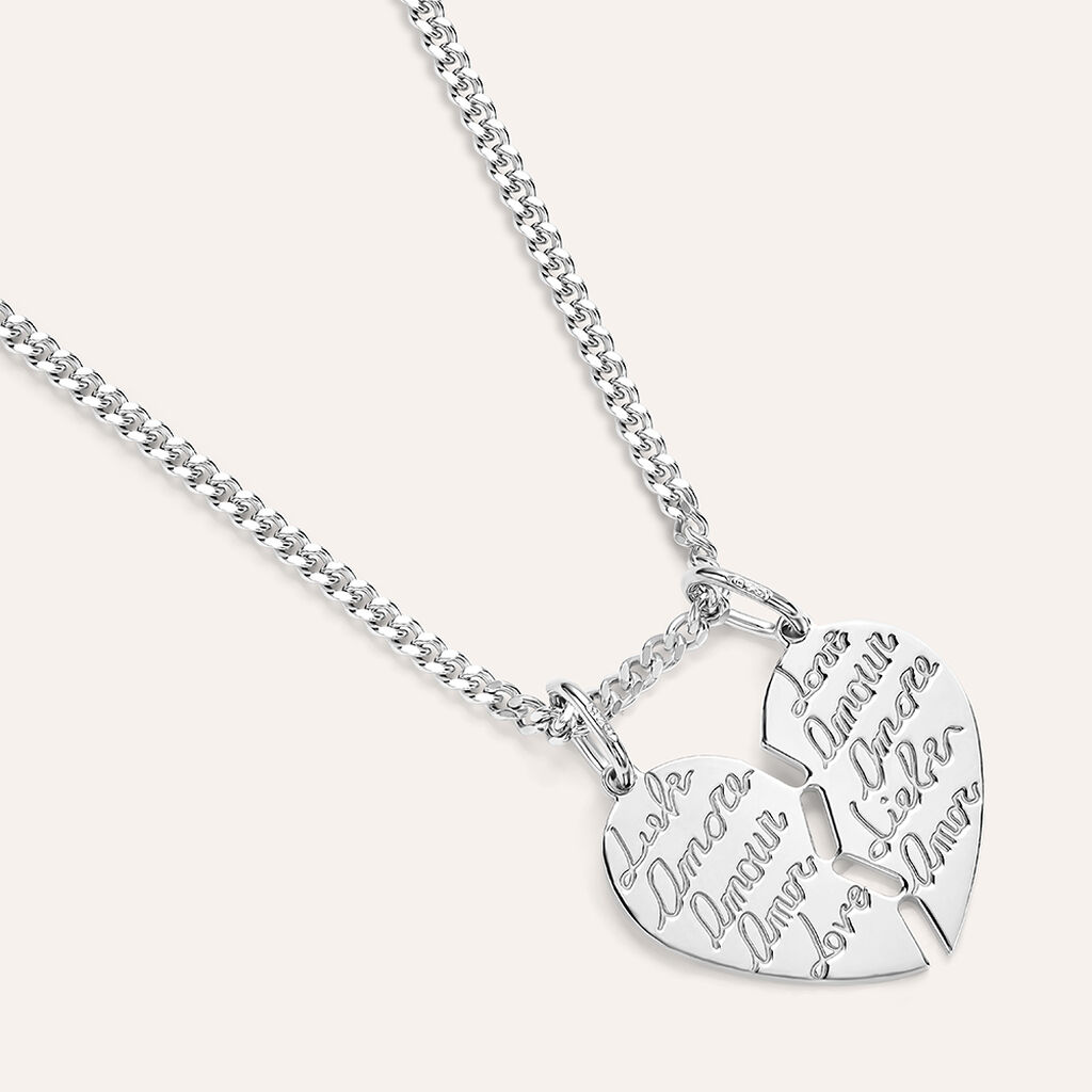 Pendente Silver Collection Argento Rodiato