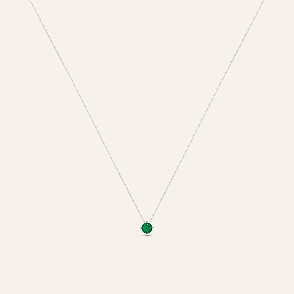 Collana Punto Luce Silver Rainbow Argento Rodiato Cubic Zirconia