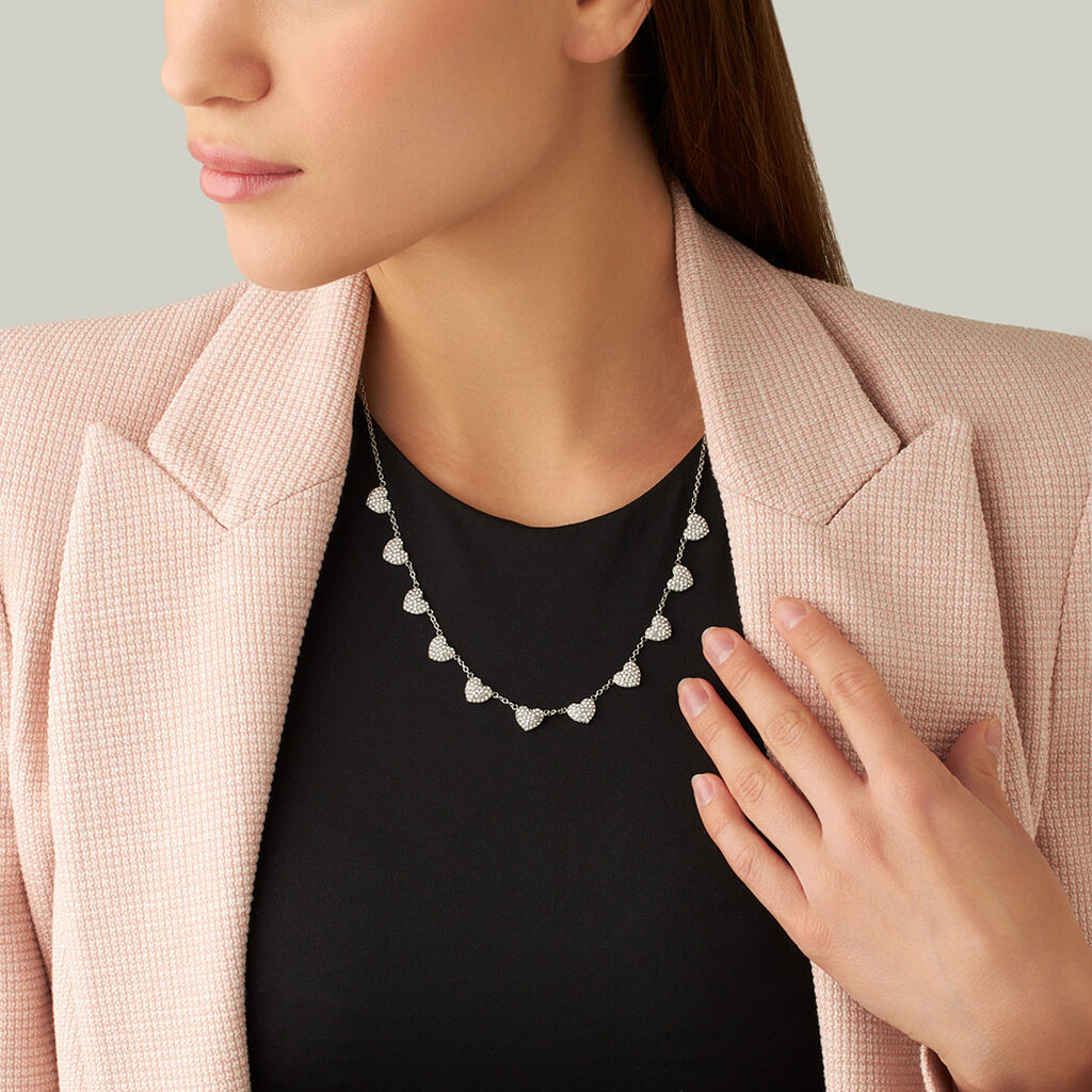 Collana Lady Phantasya Acciaio Cristallo - Collane Donna | Stroili
