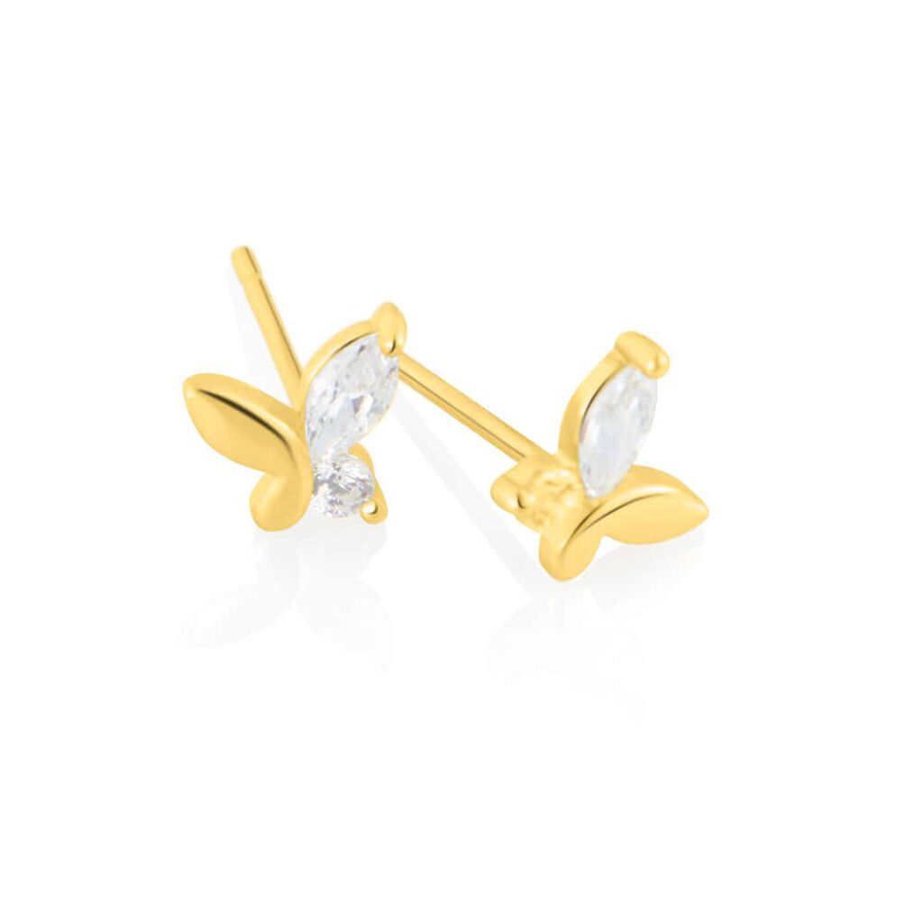 Orecchini Lobo Bon Ton Oro Giallo Cubic Zirconia - Orecchini a Lobo Donna | Stroili