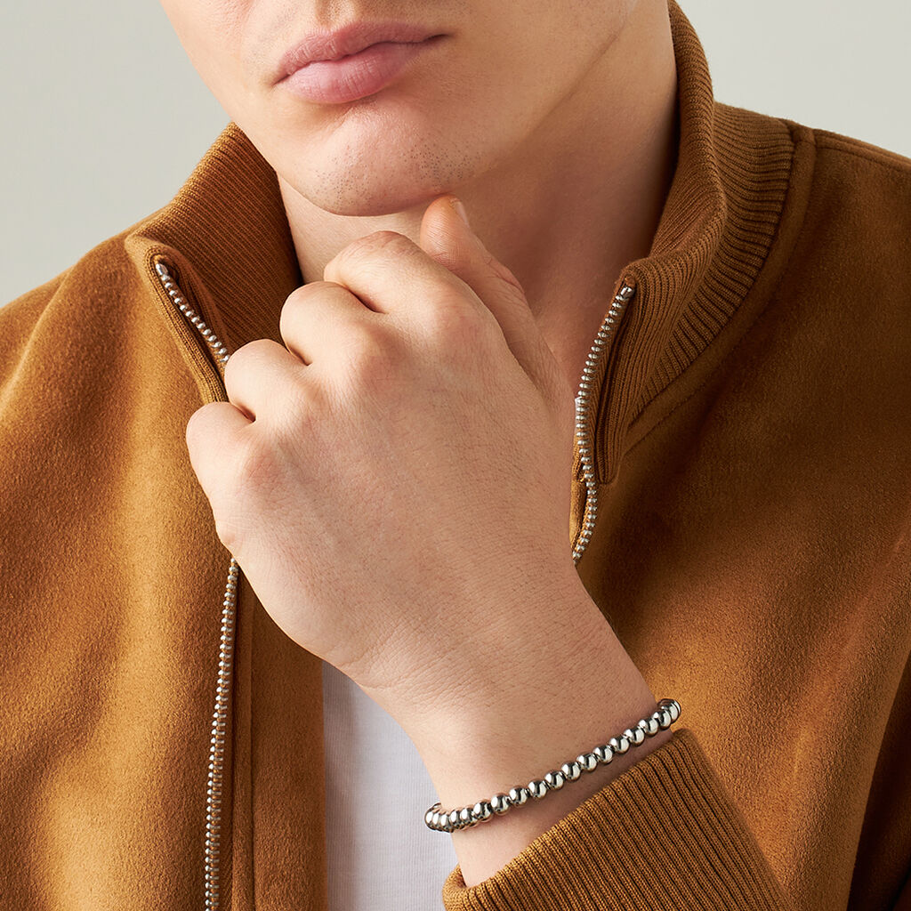 Bracciale Catena Man Code Acciaio - Bracciali Uomo | Stroili
