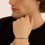 Bracciale Tennis L'homme Or Oro Bianco Spinello