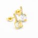 Orecchini Lobo Punto Luce Amélie Oro Giallo Ametista Cubic Zirconia - Orecchini a Lobo Donna | Stroili