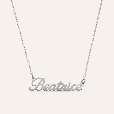 Collana Beatrice Gold Names Oro Bianco