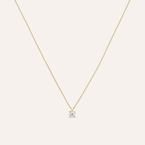 Collana Punto Luce Diamotion Oro Giallo Diamante - Collane Punto Luce Donna | Stroili