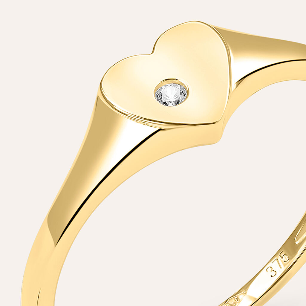 Anello Chevalier Beverly Oro Giallo Cubic Zirconia