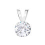 Pendente Punto Luce Poème Oro Bianco Cubic Zirconia