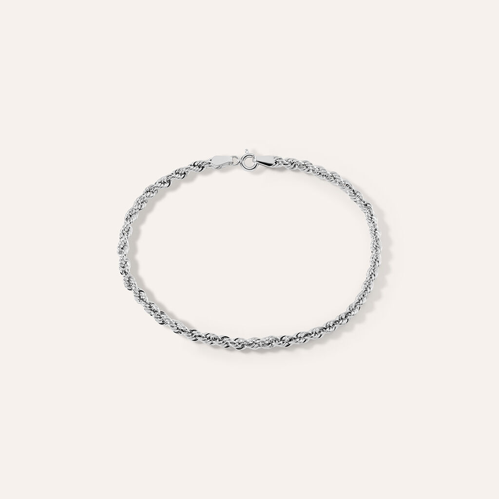 Bracciale Catena Colette Oro Bianco - Bracciali Donna | Stroili