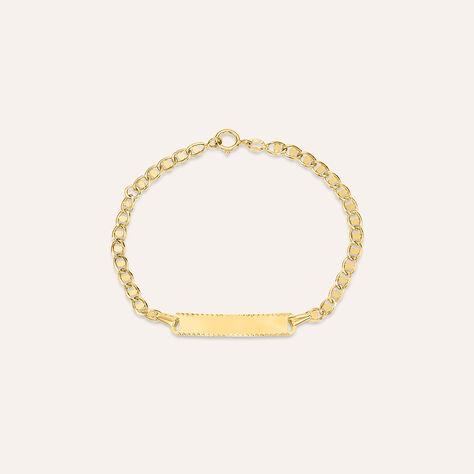 Bracciale Con Targhetta Holy Oro Giallo - Bracciali Bambino | Stroili
