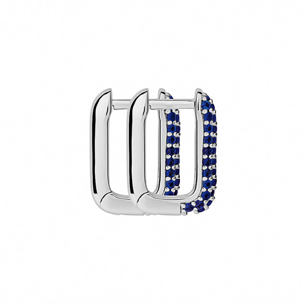 Orecchini A Cerchio Silver Rainbow Argento Rodiato Cubic Zirconia - Orecchini a Cerchio Donna | Stroili