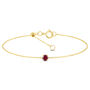 Bracciale Punto Luce Charlotte Oro Giallo Rubino
