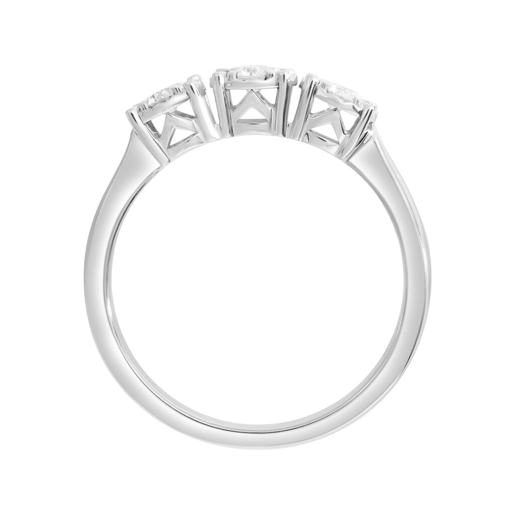 Anello Trilogy Diamotion Oro Bianco Diamante - Anelli con Pietre Donna | Stroili