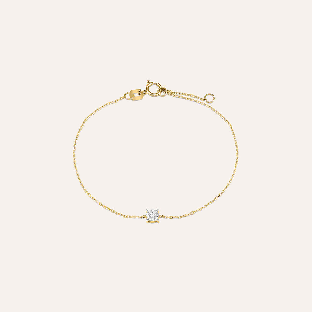 Bracciale Mon Petit Oro Giallo Diamante