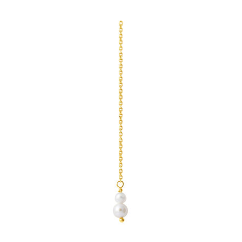 Orecchini Pendenti Beverly Oro Giallo Perla D'Acqua Dolce - Mono Orecchino Donna | Stroili