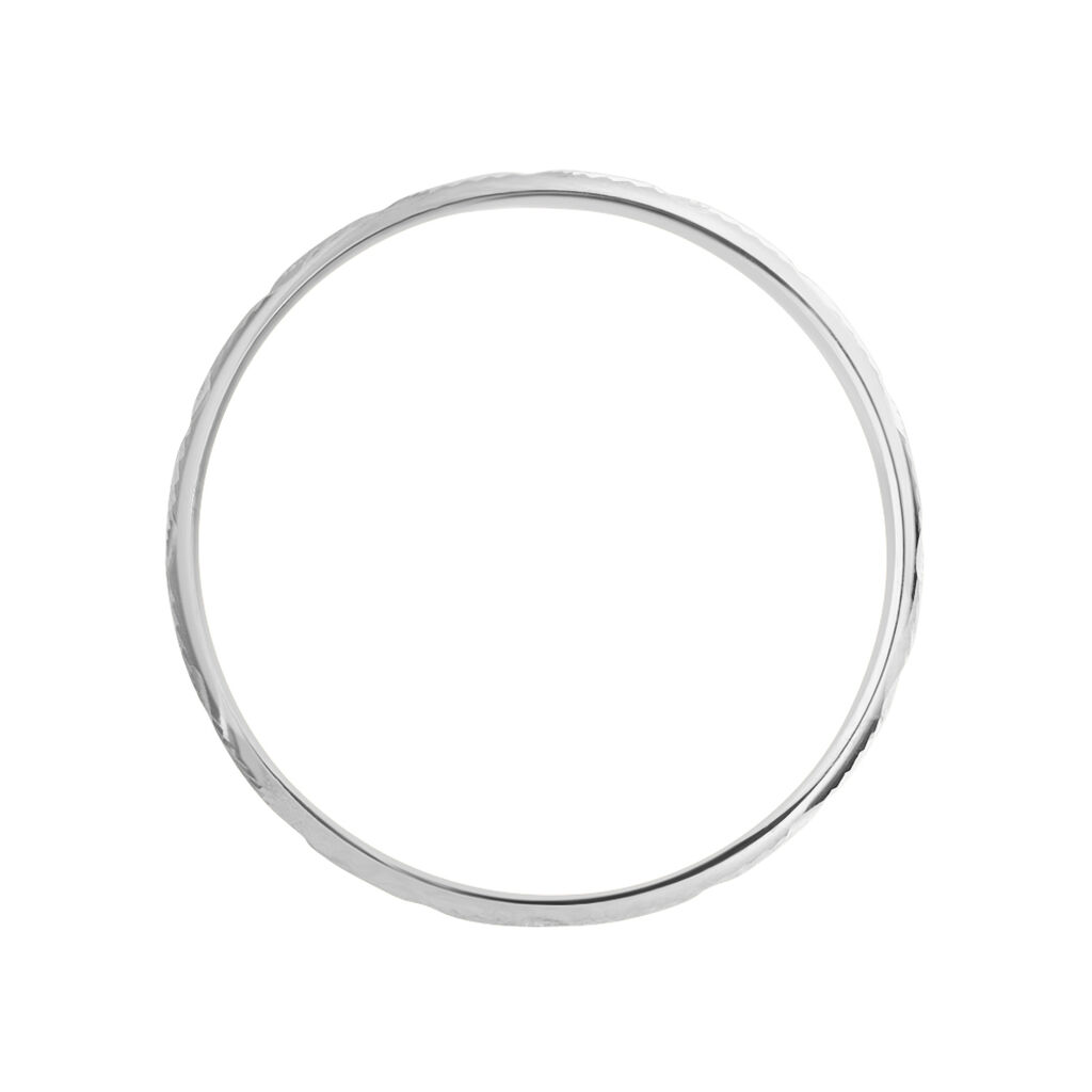 Fede Classica Diamantata 3 mm Oro Bianco