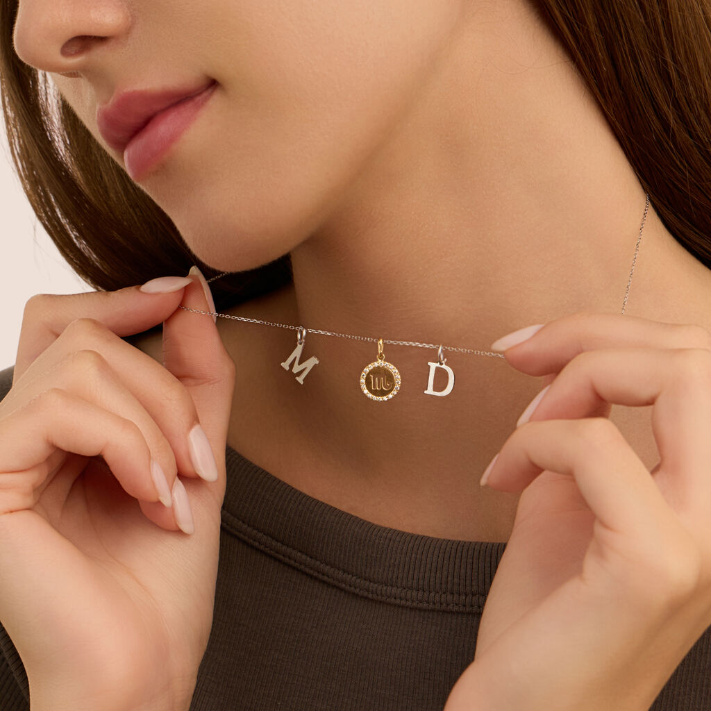 Pendente Poème Oro Bianco