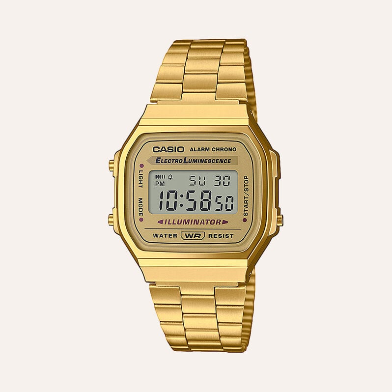 Orologio Uomo Casio G-Shock quadrante gold A168WG-9EF - Orologi Sportivi Uomo | Stroili