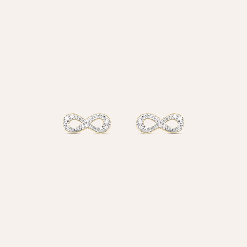 Orecchini Lobo Golden Dream Placcato Oro Giallo Cubic Zirconia - Orecchini a Lobo Donna | Stroili