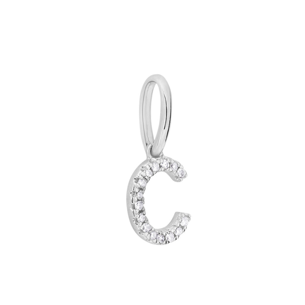 Pendente Sophia Oro Bianco Diamante - Ciondoli Donna | Stroili