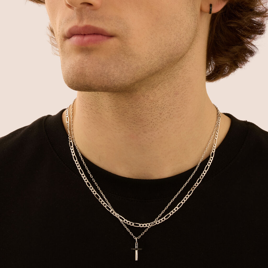 Catena L'homme Or Oro Bianco