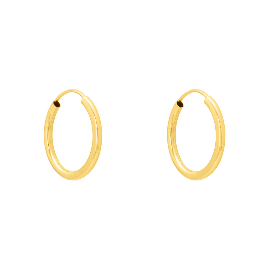 Orecchini A Cerchio Toujours Oro Giallo - Orecchini a Cerchio Donna | Stroili
