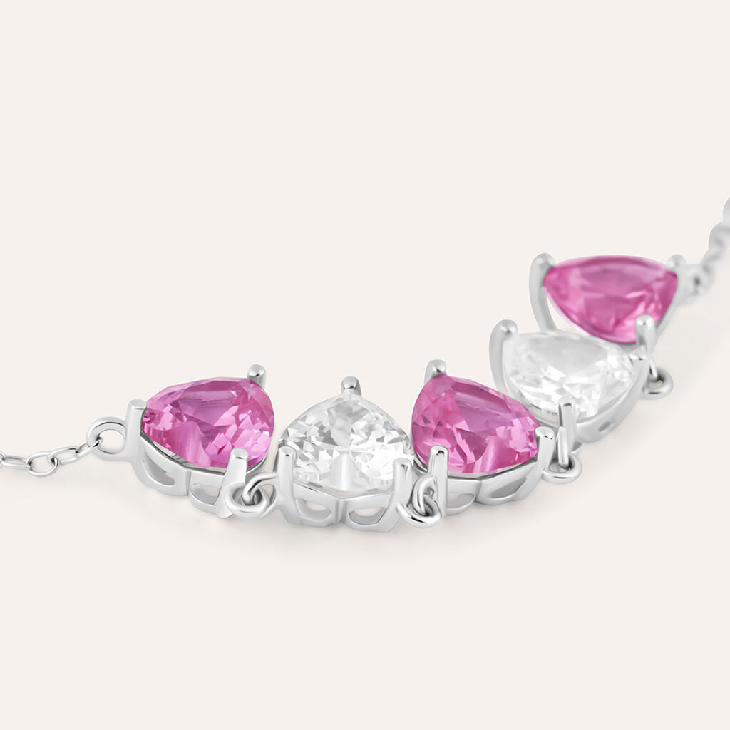 Collana Silver Elegance Argento Rodiato Cubic Zirconia