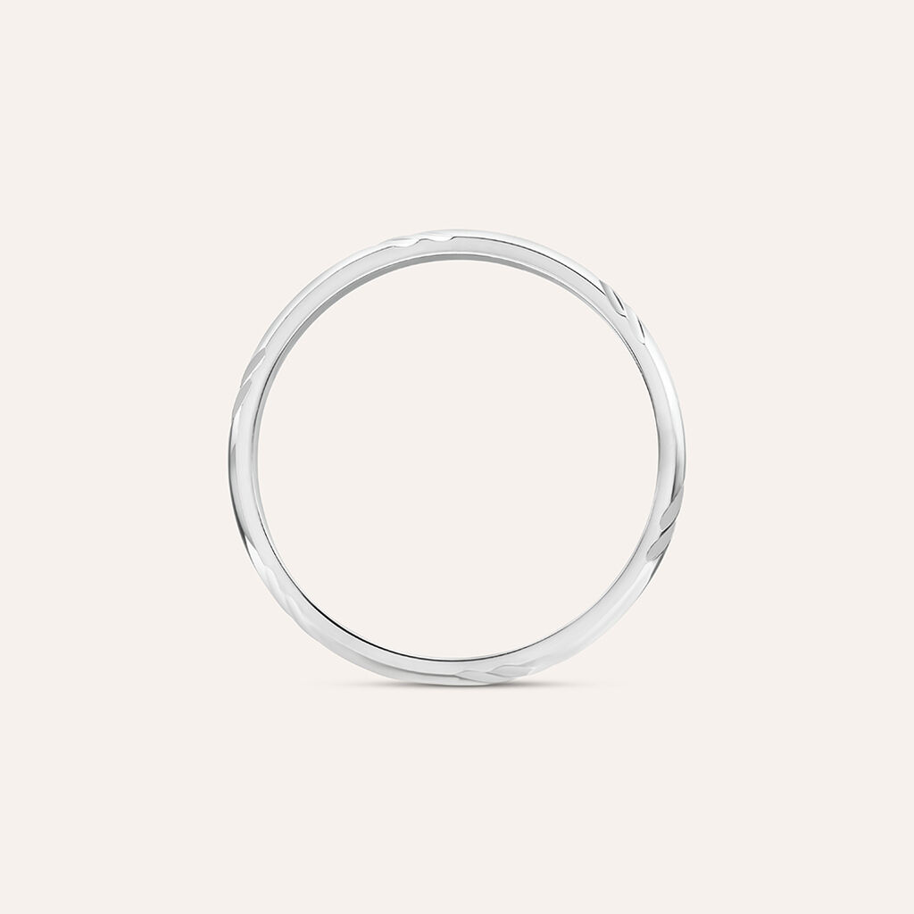 Fede Classica 3 mm Argento Rodiato - Fedi Uomo | Stroili