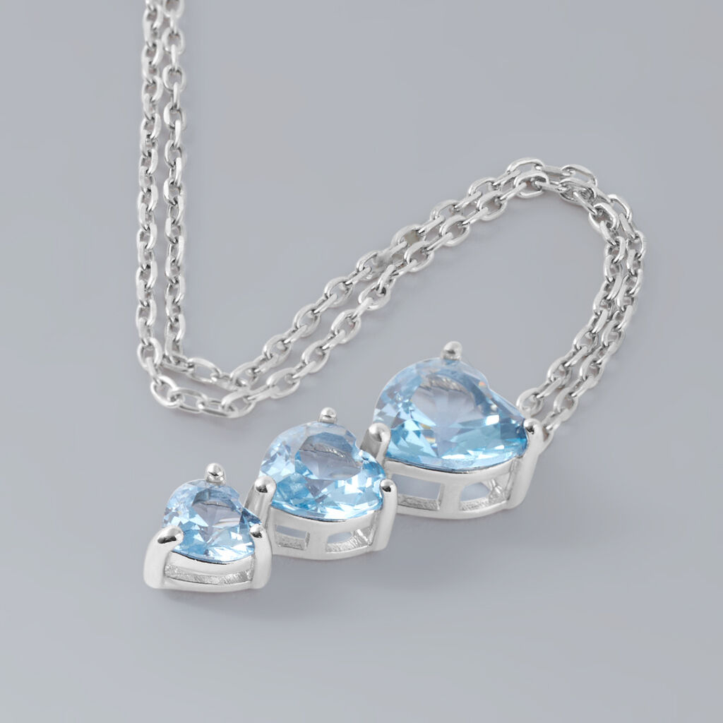Collana Trilogy Silver Rainbow Argento Rodiato Cubic Zirconia - Collane Donna | Stroili