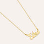 Collana Elisa Gold Names Oro Giallo