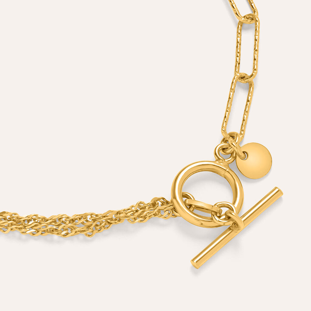 Bracciale Catena Silver Collection Argento Dorato - Gioielli Donna | Stroili
