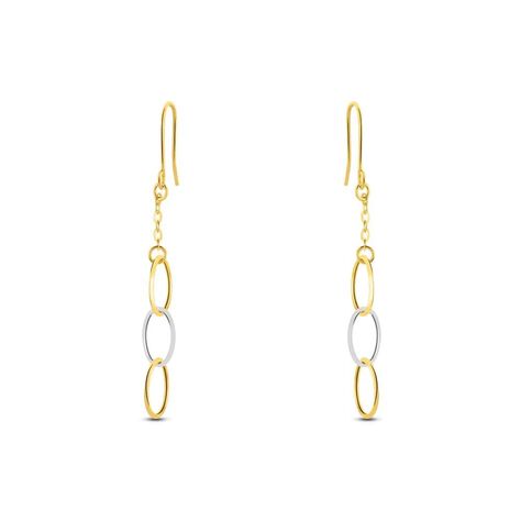 Orecchini Pendenti Beverly Oro Bicolore - Orecchini Pendenti Donna | Stroili