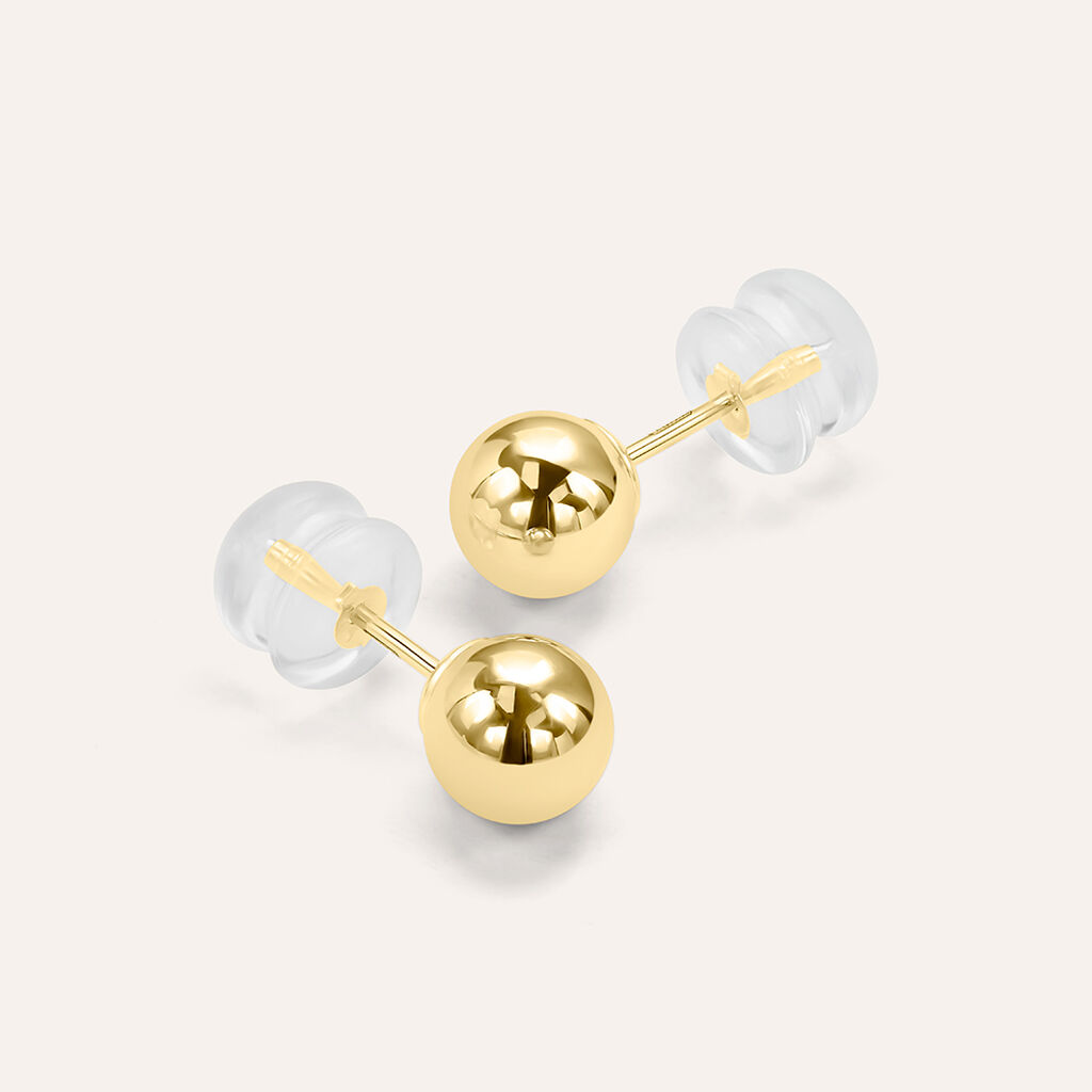 Orecchini Lobo Bon Ton Oro Giallo