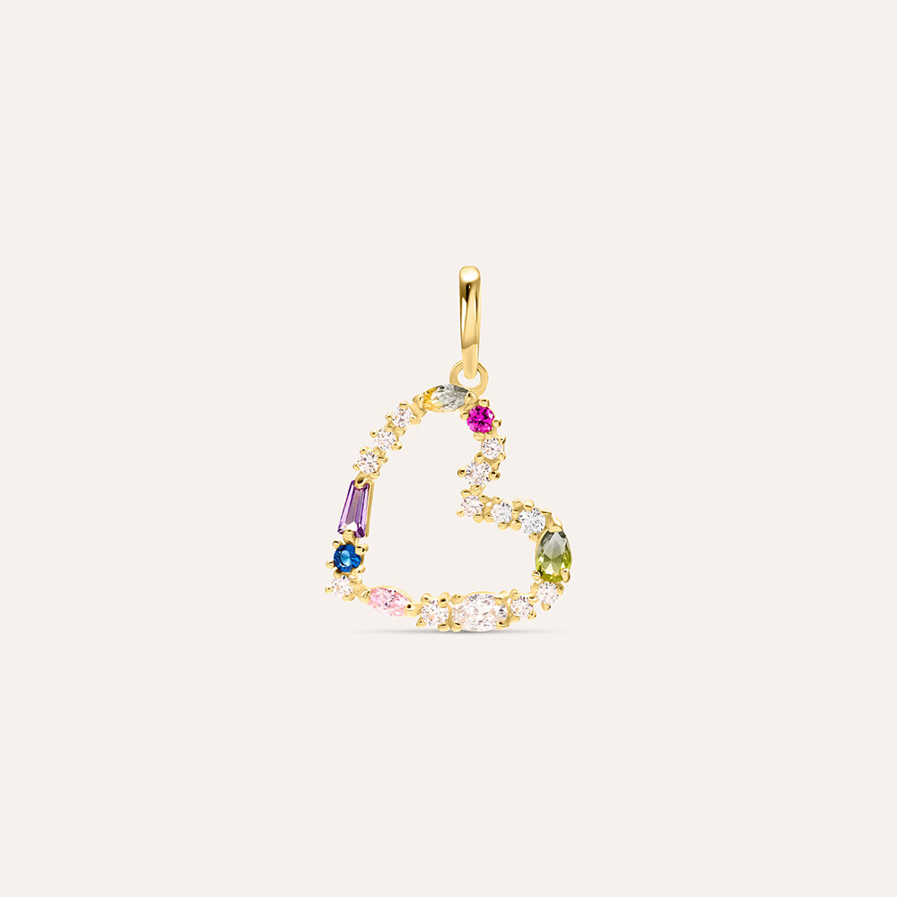 Collier Rebecca Ciondoli Mon Amour Cœur - Bijou Neuf Sans Emballage, Acier Or Et émail, Prix Promo