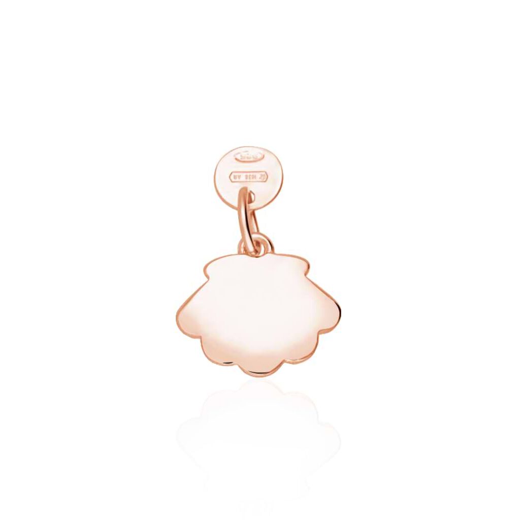 Charm in argento rosato conchiglia