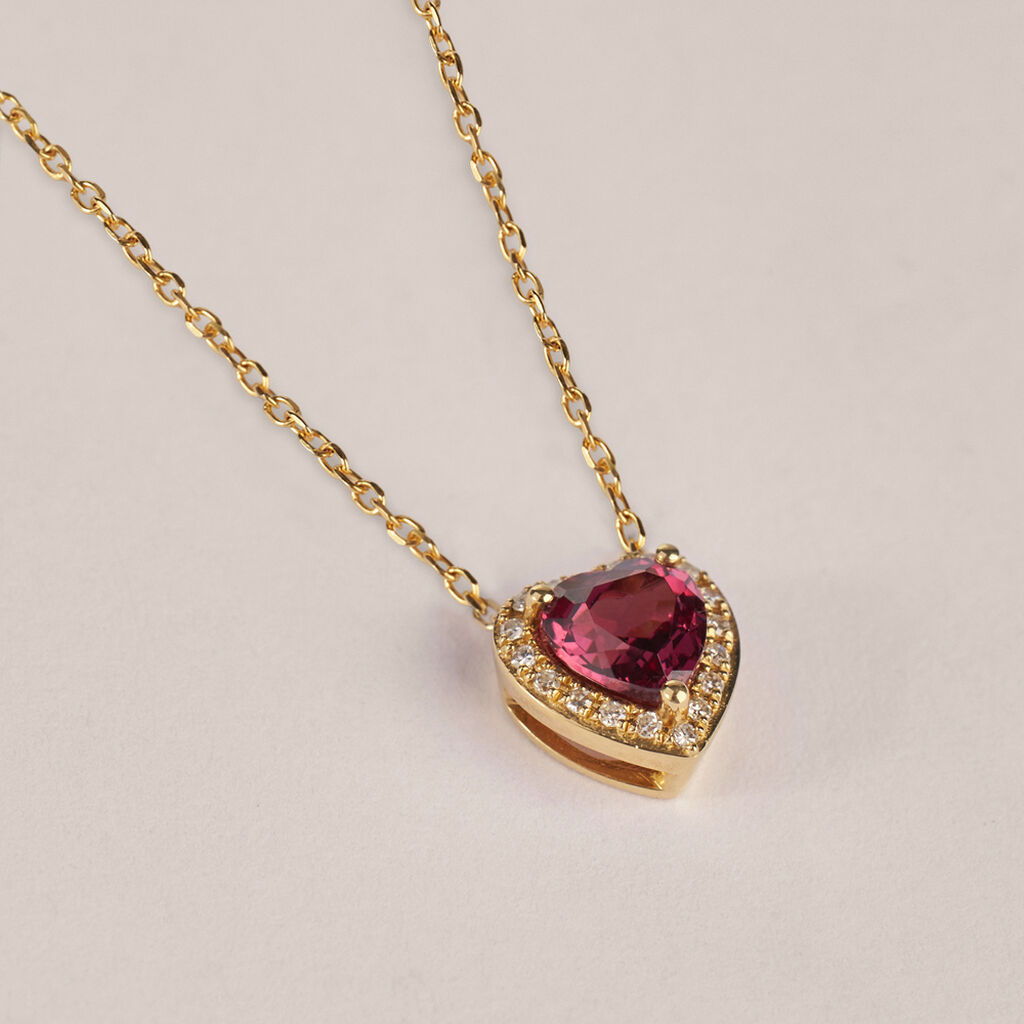 Collana Jasmine Oro Giallo Rodolite Diamante - Collane Donna | Stroili