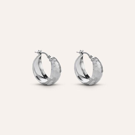 Orecchini A Cerchio Silver Collection Argento Rodiato - Gioielli Donna | Stroili