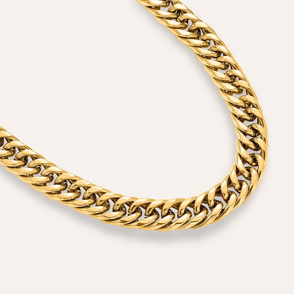Catena Lady Code Acciaio Dorato - Collane Catena Donna | Stroili