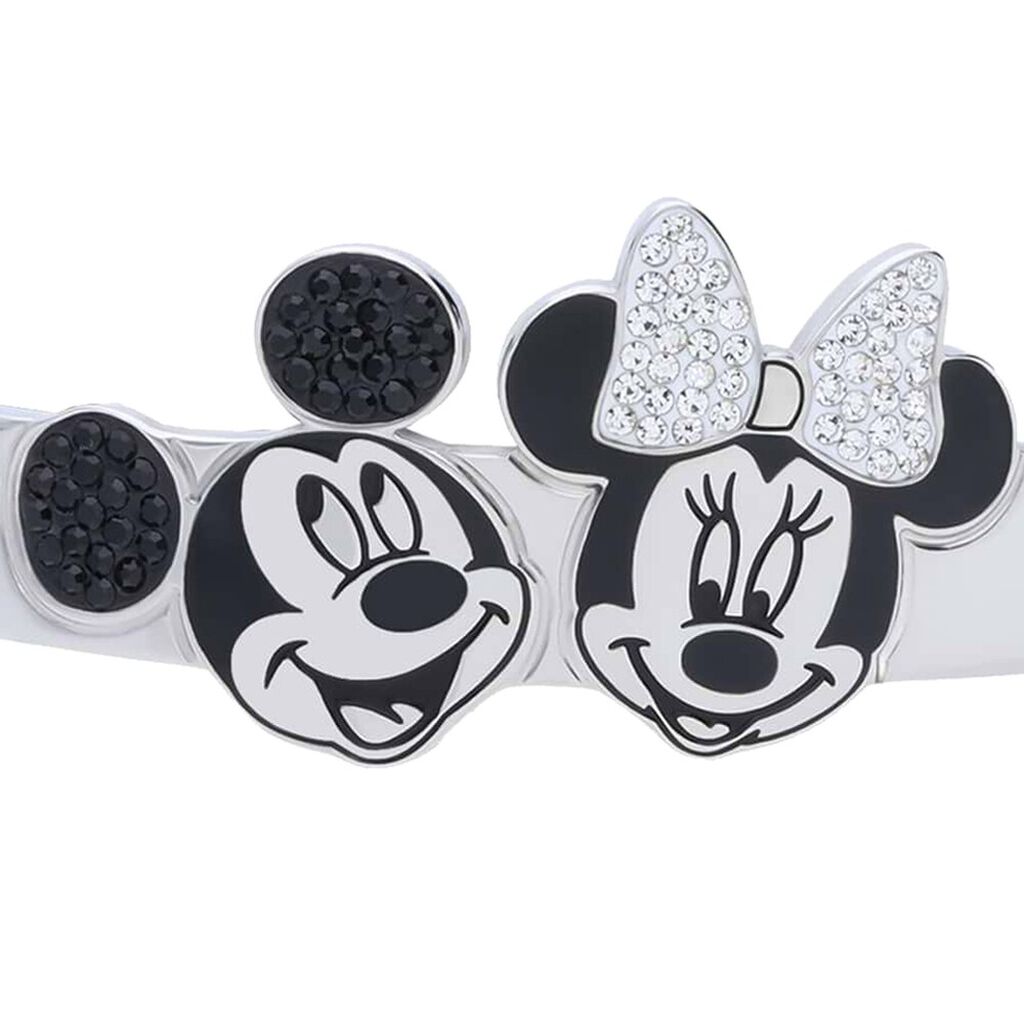 Bangle Mickey Mouse & Friends Acciaio Cristallo - Bracciali Rigidi Donna | Stroili
