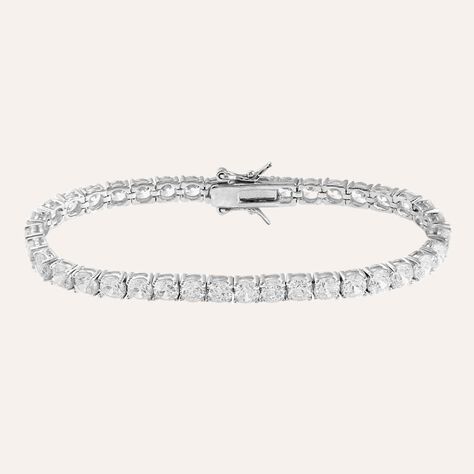 Bracciale Tennis Silver Elegance Argento Rodiato Cubic Zirconia - Bracciali Tennis Donna | Stroili
