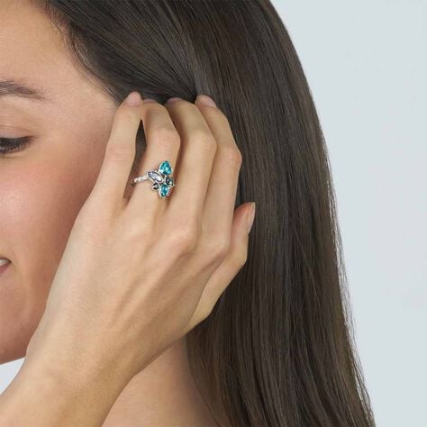Anello Fantasia Violet Ottone Cristallo - Anelli con Pietre Donna | Stroili