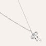 Pendente Fiocco Love Beats Argento Rodiato