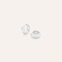 Orecchini A Cerchio Silver Collection Argento Rodiato Cubic Zirconia