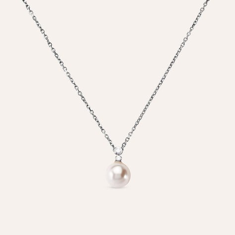 Collana Silver Pearls Argento Rodiato Cubic Zirconia - Collane Donna | Stroili