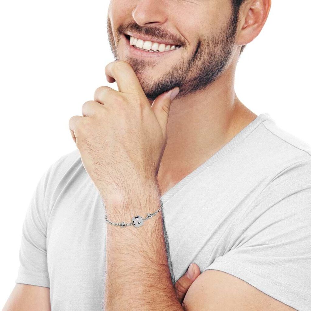 Bead Essential Code Acciaio - Beads Uomo | Stroili