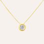 Collana Punto Luce Claire Oro Giallo Cubic Zirconia