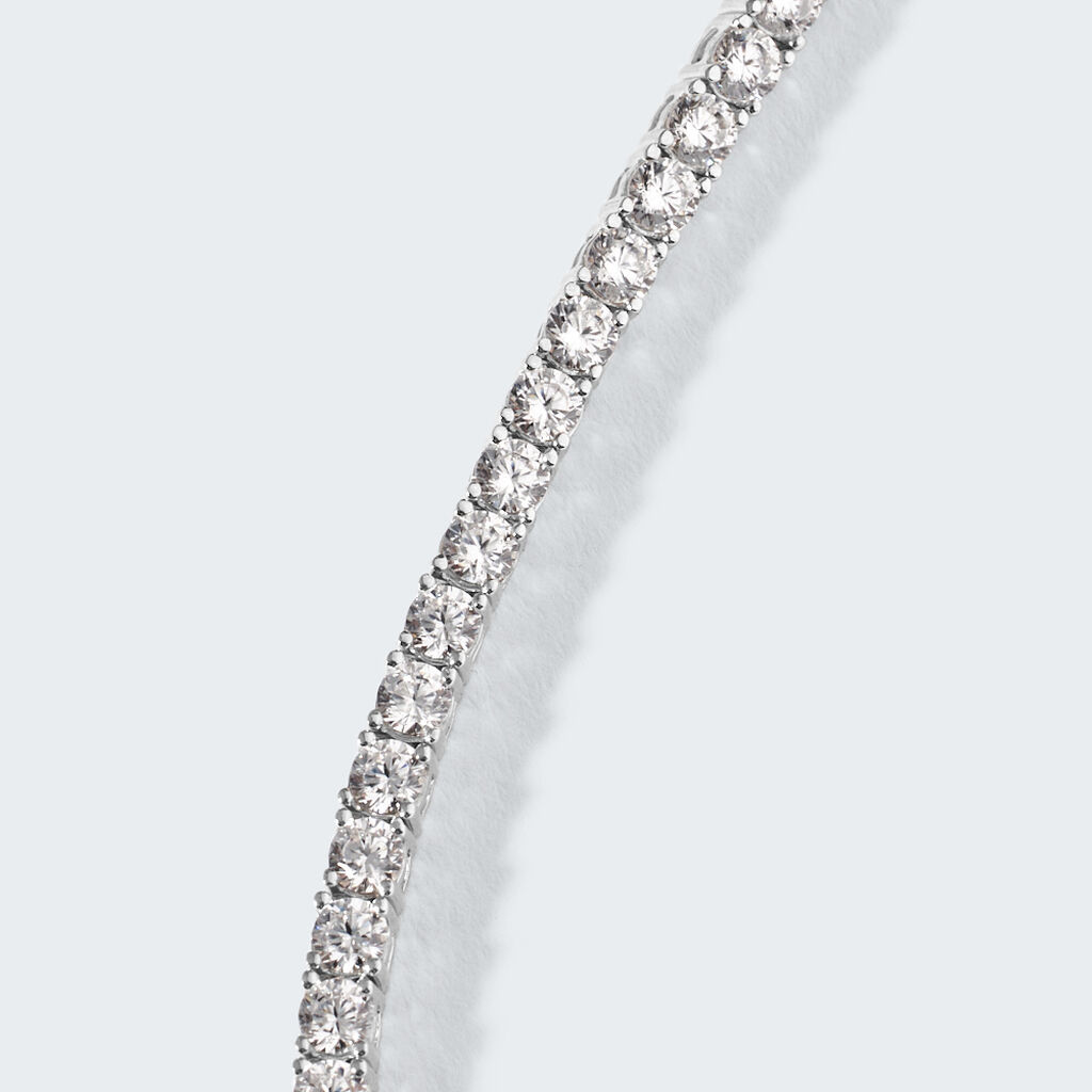 Bracciale Tennis Silver Elegance Argento Rodiato Cubic Zirconia - Bracciali Tennis Donna | Stroili