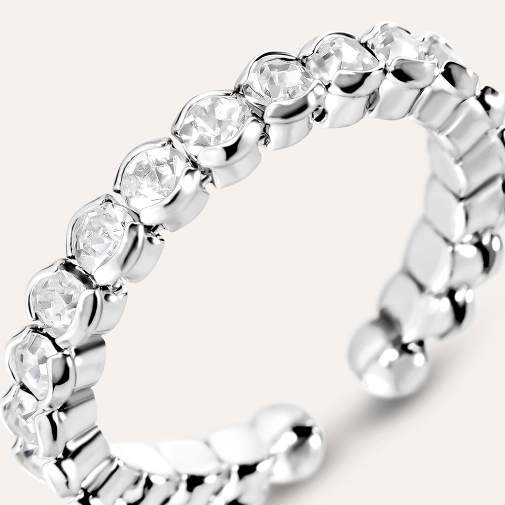 Anello Eternity Romantic Shine Metallo Cristallo - Anelli Eternity Donna | Stroili